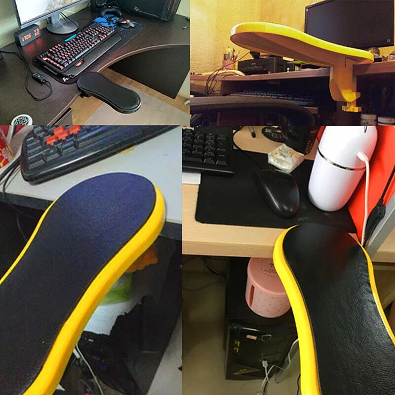 US Attachable Armrest Pad Desk Computer Table Arm Support Mouse Pads Arm Wrist