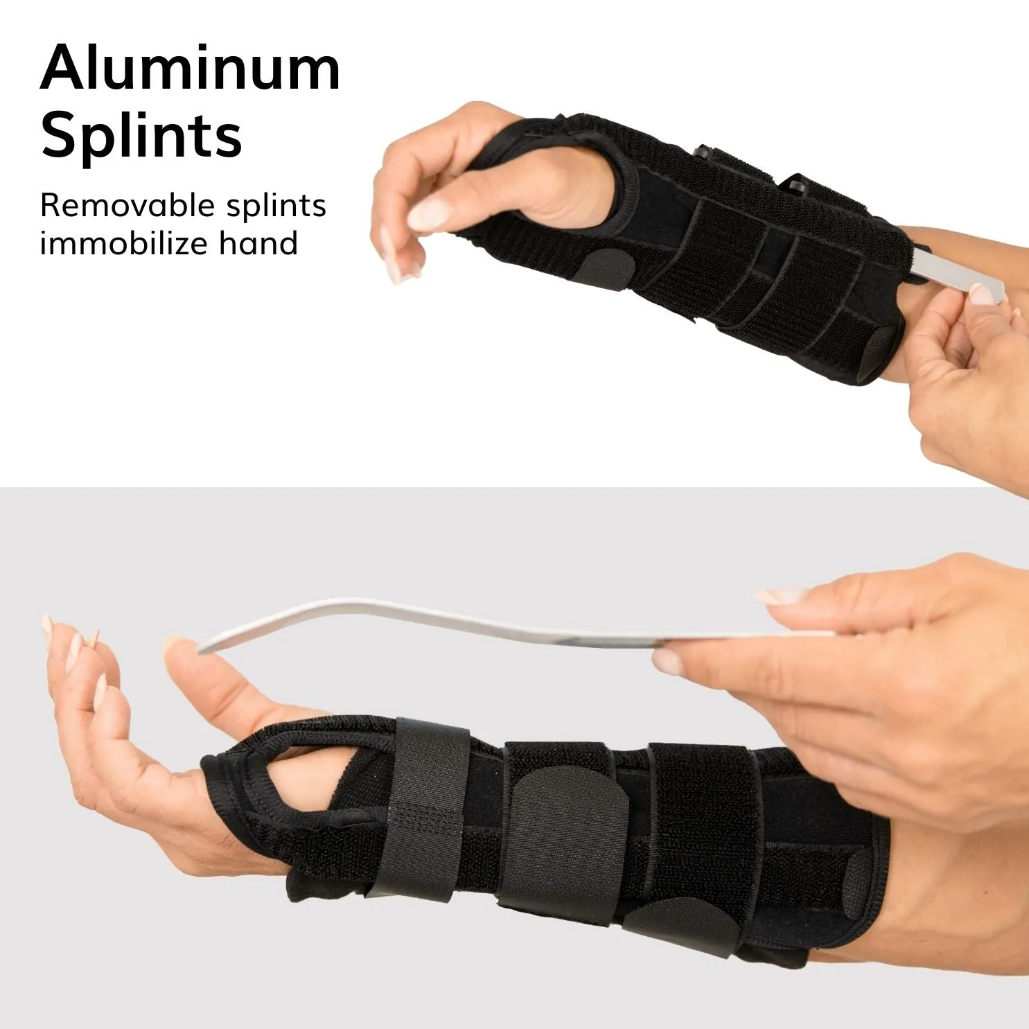 Volar Wrist Splint | Right or Left Hand Support Brace for Fracture Pain and Carpal Tunnel Relief
