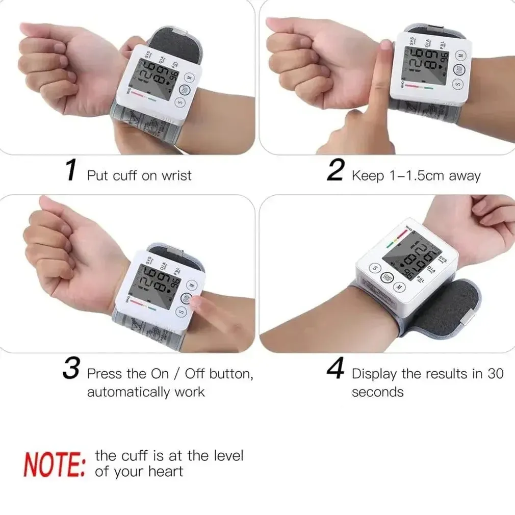 Wrist Blood Pressure Monitor
