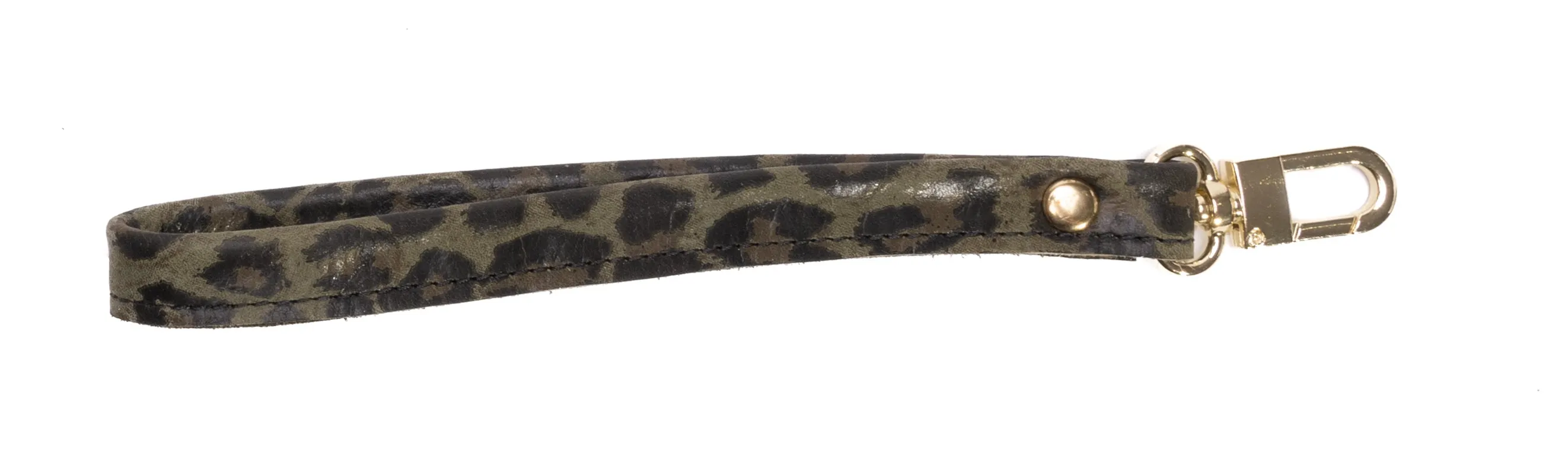 Wrist Strap Key Fob In Leather, Hair on Hide(Pre Made)